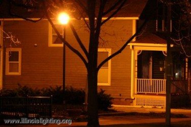 Light trespass occurs when light shines from one property to the next.