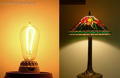 The lampshade was invented to remove glare.